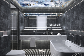 Дизайн ванной комнаты для мужчины